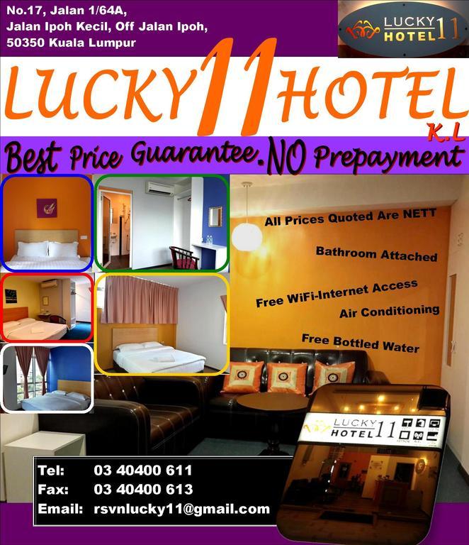 Lucky 11 Hotel Kuala Lumpur Esterno foto