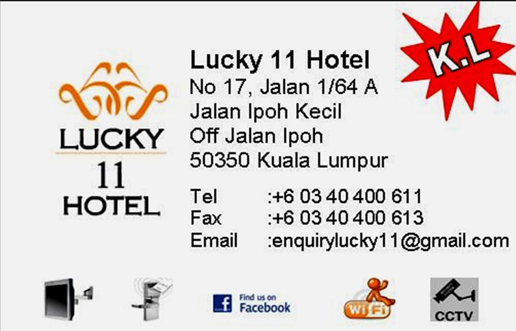 Lucky 11 Hotel Kuala Lumpur Esterno foto